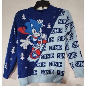 Sonic the Hedgehog Christmas sweater for kids Medium